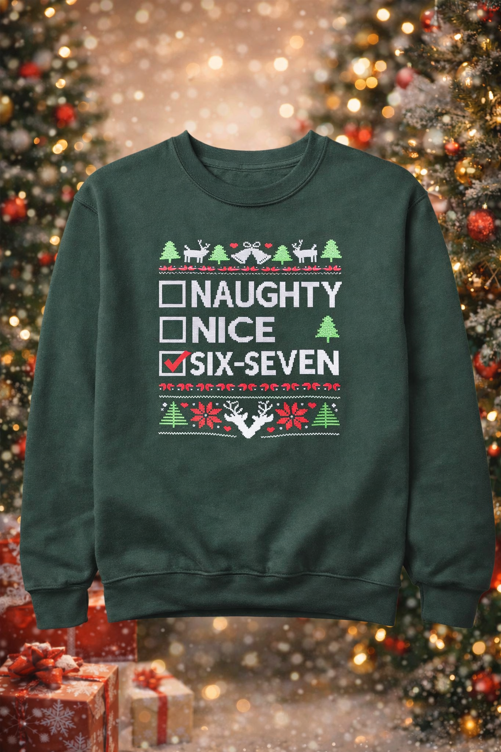 KIDS UGLY CHRISTMAS SWEATERS (SIX SEVEN)