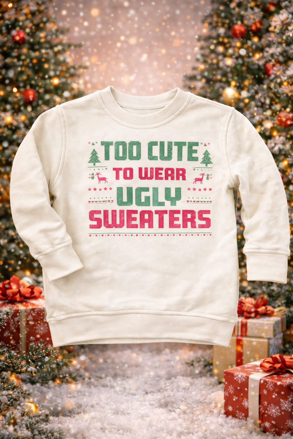 KIDS UGLY CHRISTMAS SWEATERS (SIX SEVEN)