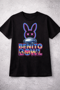 Bright Benito Bowl Street Art Tee | Puerto Rican Urban Football Graphic Shirt
