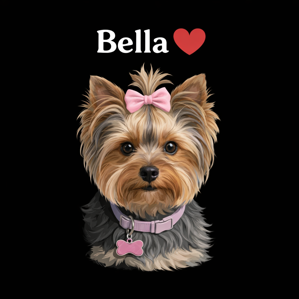 Personalized Pet Portrait T-Shirt