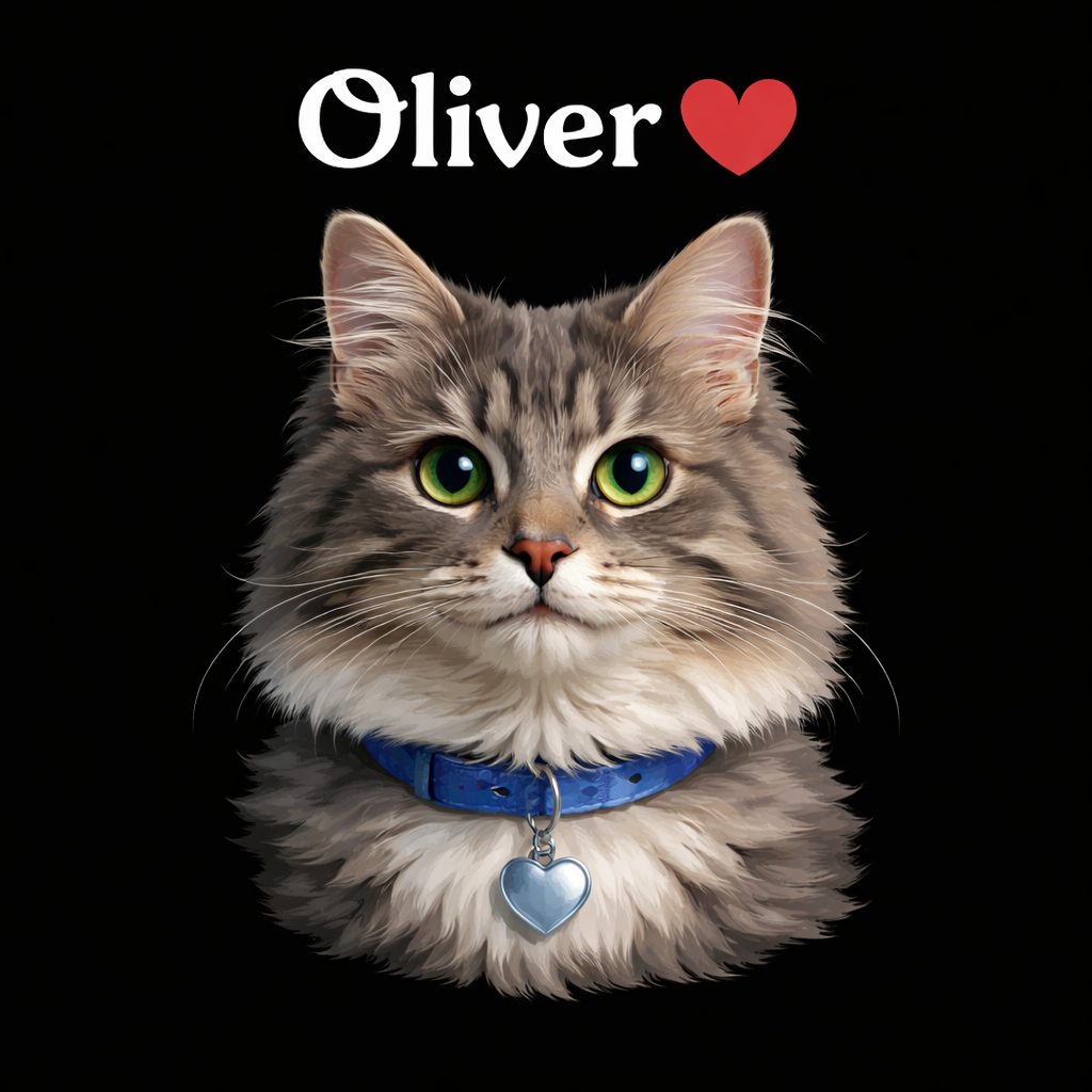 Personalized Pet Portrait T-Shirt