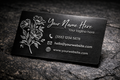 Custom Ultra-Thin Aluminum Business Cards (0.21mm) QR Code Available