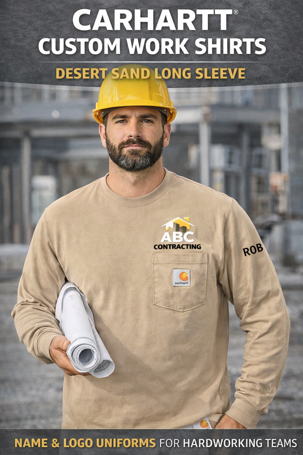Carhartt® Custom Work Shirts – Logo & Name Uniforms