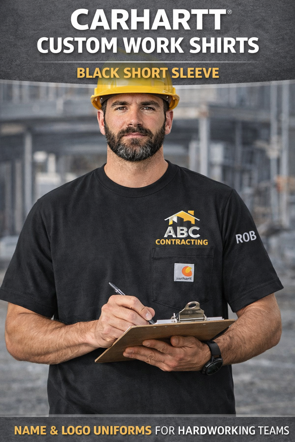 Carhartt® Custom Work Shirts – Logo & Name Uniforms