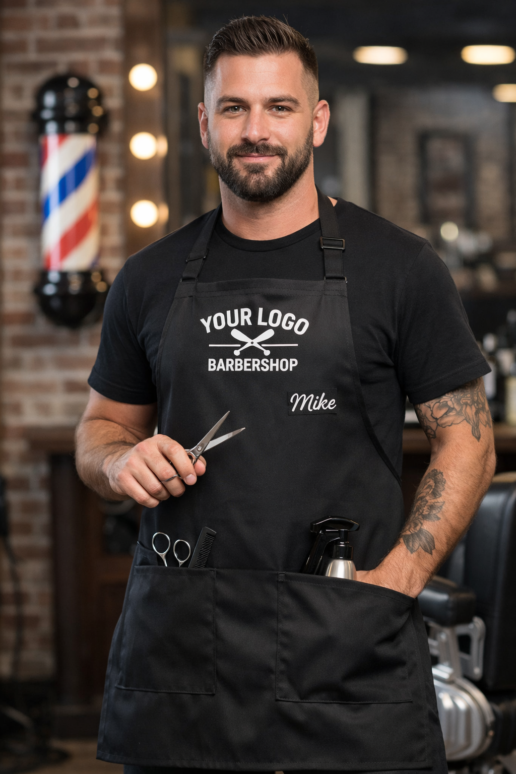 Port Authority® Full-Length Apron with Pockets – Tailored to Your Business