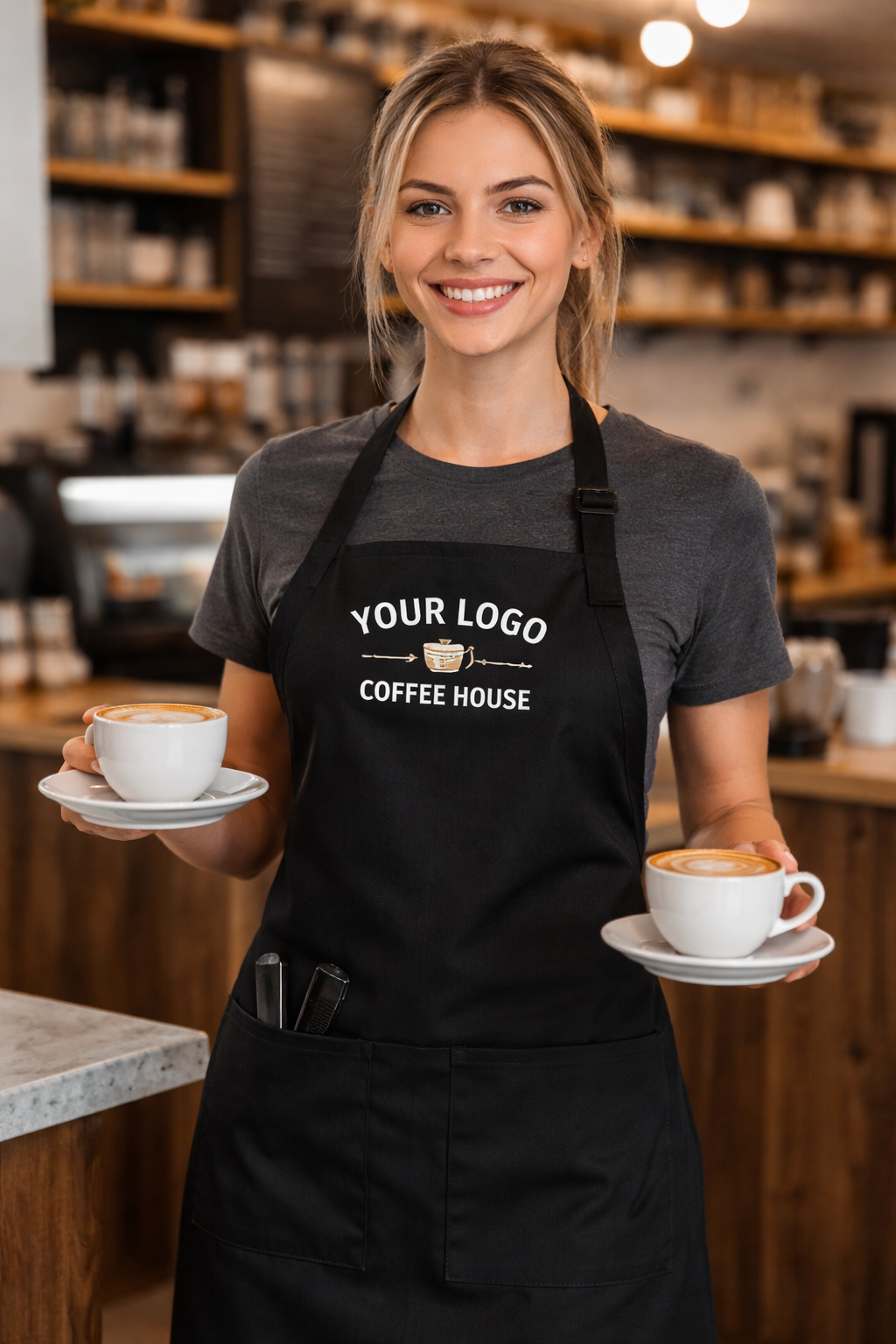 Port Authority® Full-Length Apron with Pockets – Tailored to Your Business