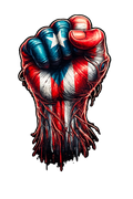 Puerto Rican Power Fist Digital Design PNG