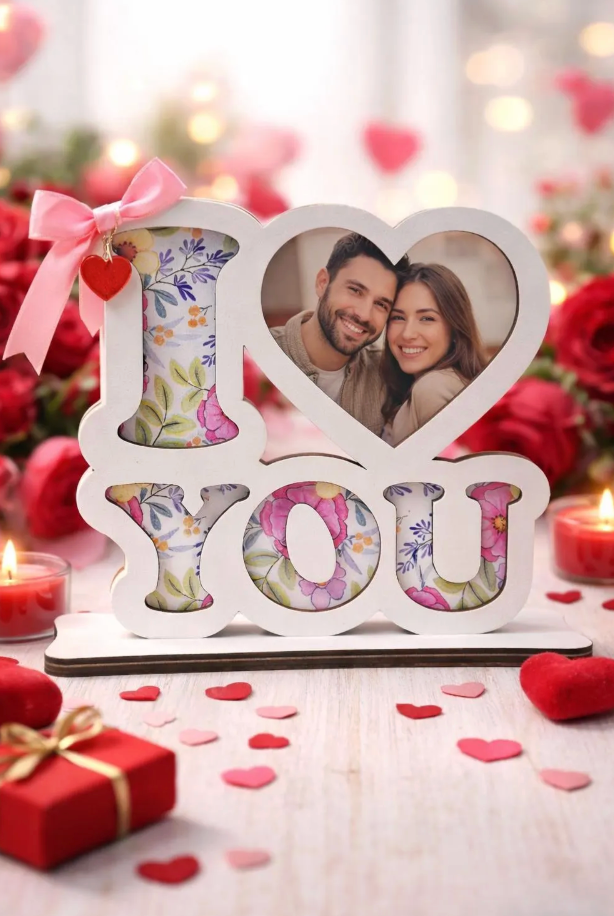Personalized “I Love You” Photo Frame