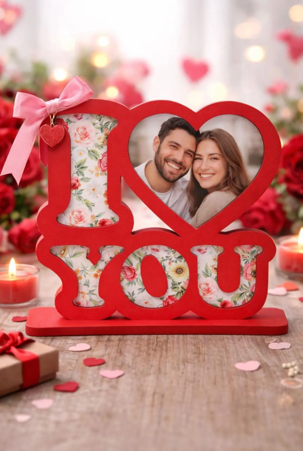 Personalized “I Love You” Photo Frame