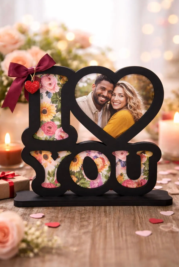 Personalized “I Love You” Photo Frame