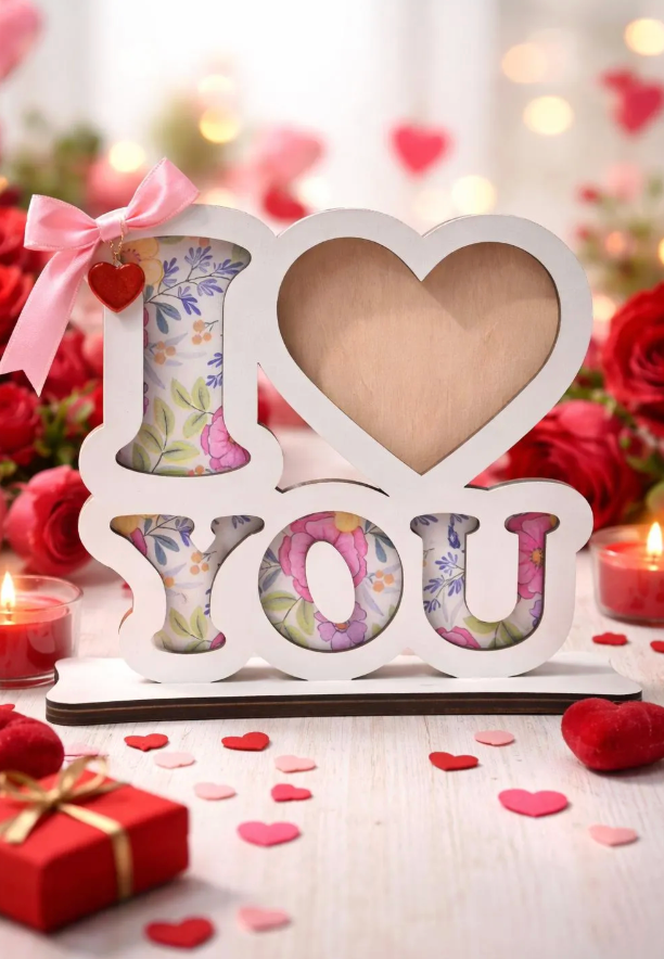 Personalized “I Love You” Photo Frame