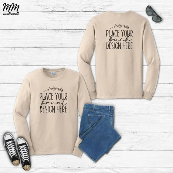 Create Your Own Long Sleeve Tee – Your Design, Your Style