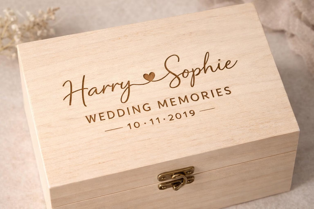 Personalized Wedding Keepsake Box