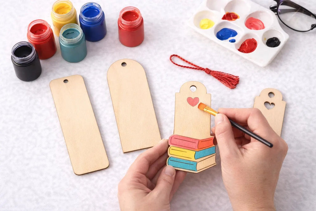 Unfinished Wooden Bookmarks for Craft Making